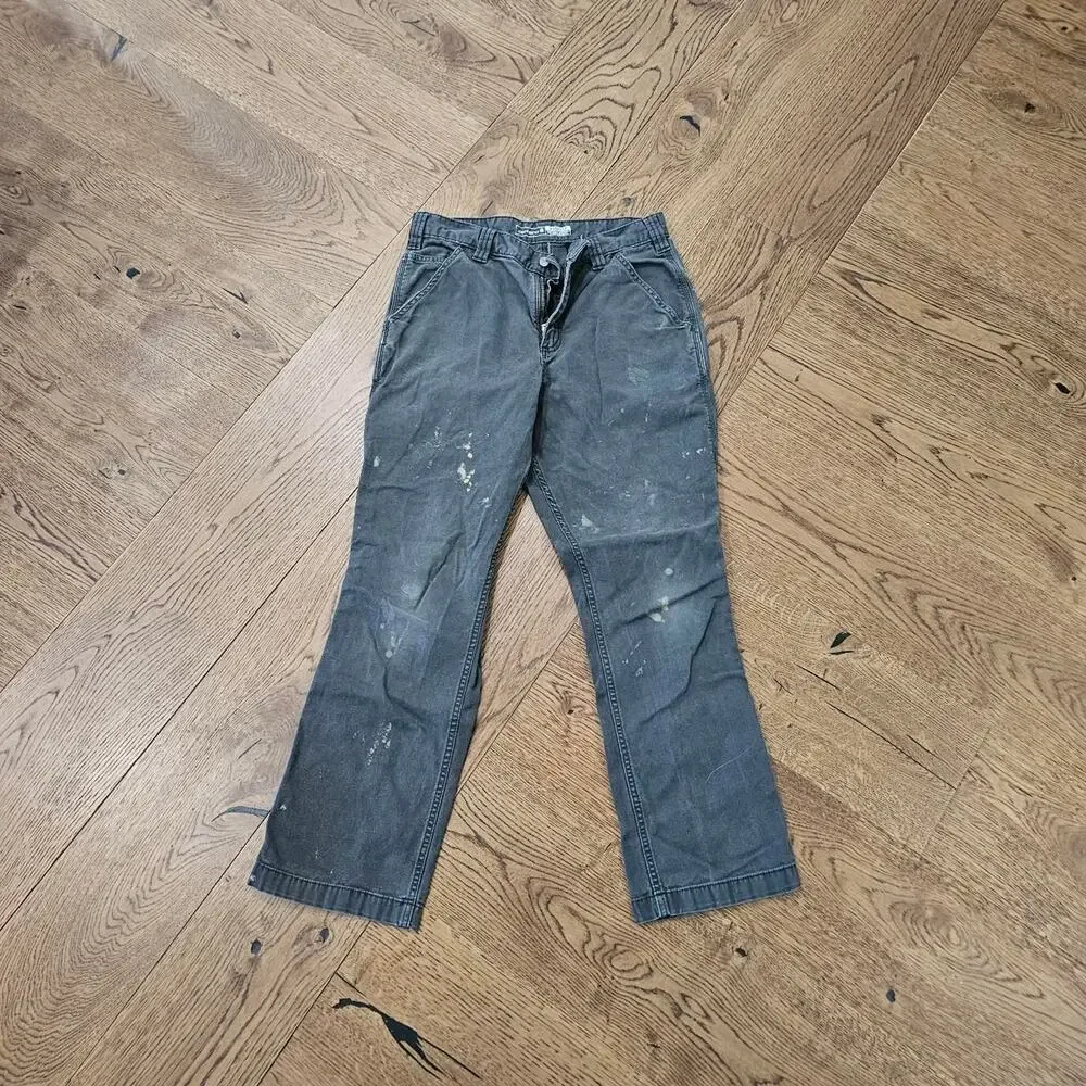 Grey carhartt relaxed fit pants